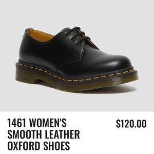 Leather Oxford Dr. Martens Shoes